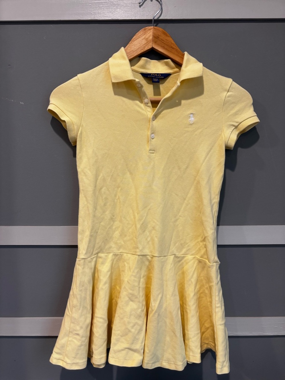 Polo by Ralph Lauren Pale Yellow Polo Dress